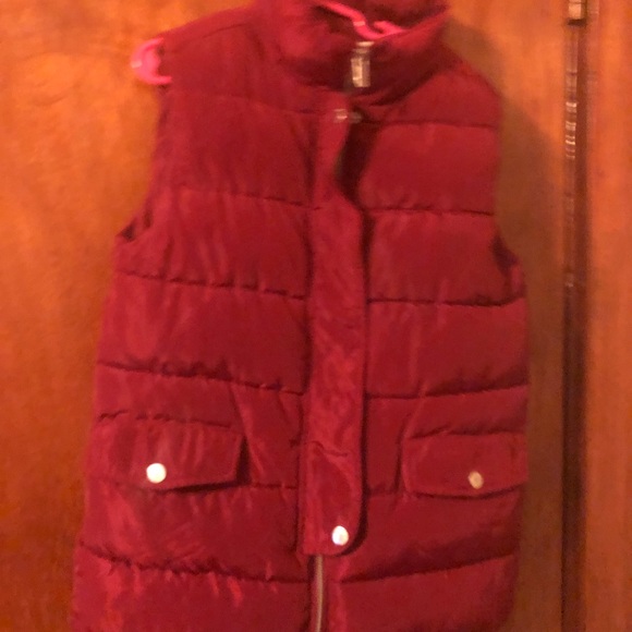*ZARA* Burgundy vest for girls (Size 9/10) - Picture 2 of 4